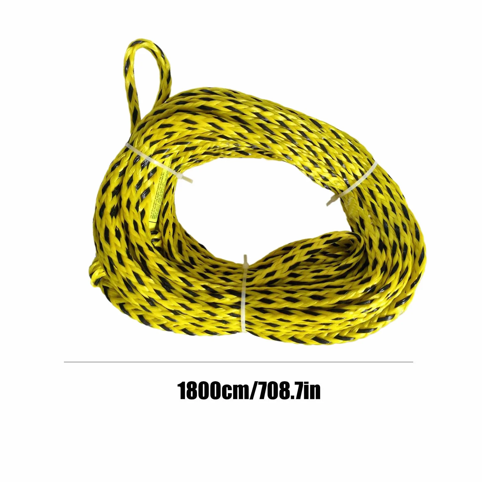 Corde de Remorquage pour Bouée Tractée, Corde Flottante Renforcée pour Bouée Tractée, Équipement pour activités nautiques pour la neige, la plage, la luge, le kayak, la plongée avec tuba, le wakeboard
