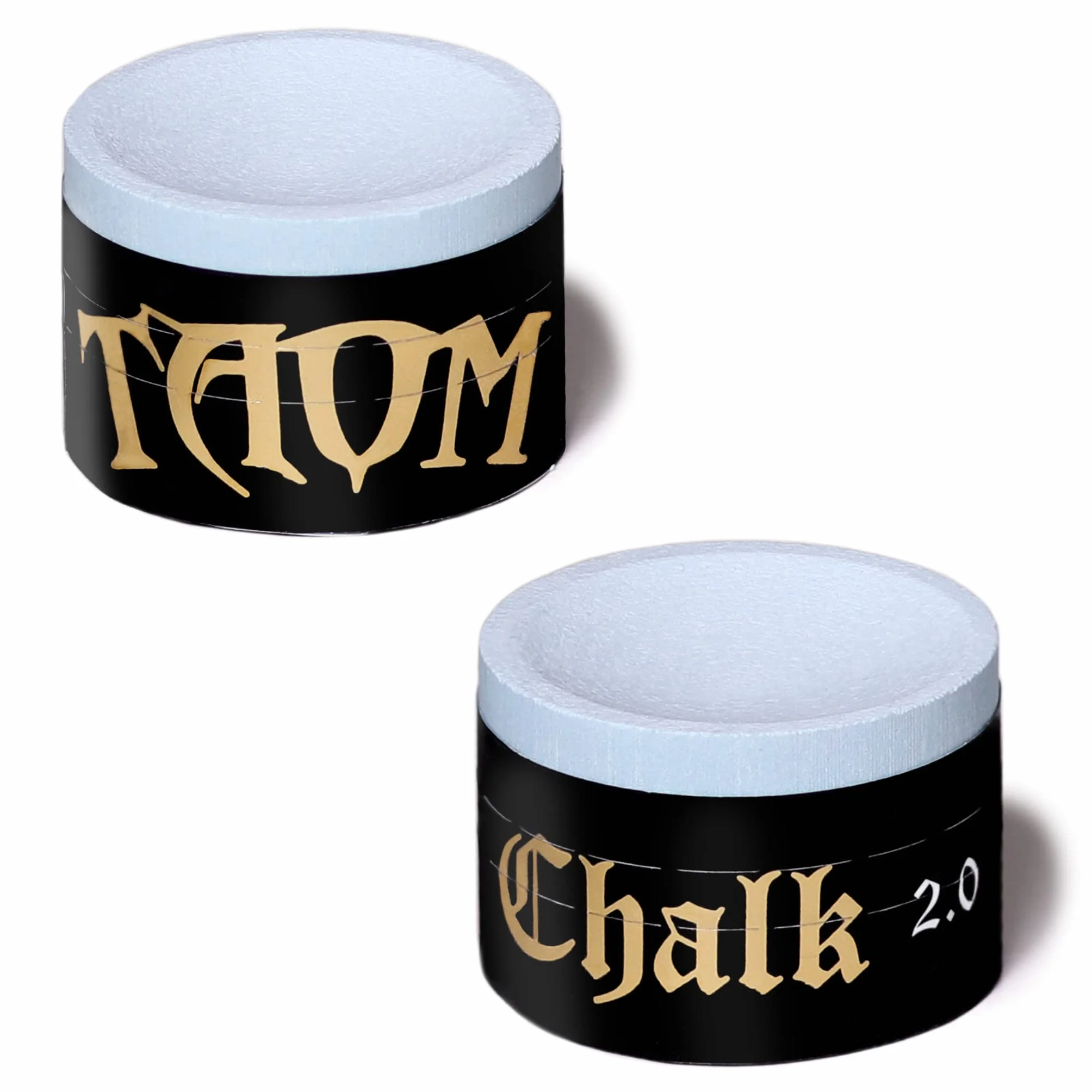 TAOM Pool Chalk 2.0 Craie pour Queue de Billard Unisexe, Bleu Clair