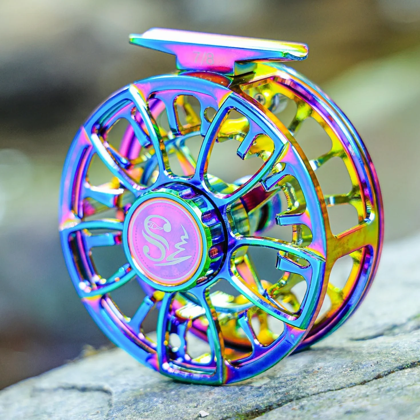 Yun Nong Moulinet de pêche à la mouche, en alliage d'aluminium usiné CNC, léger pour la truite, taille 5/6, 7/8, moulinet compact et durable pour la pêche en eau douce, le lancer, la pêche à la ligne