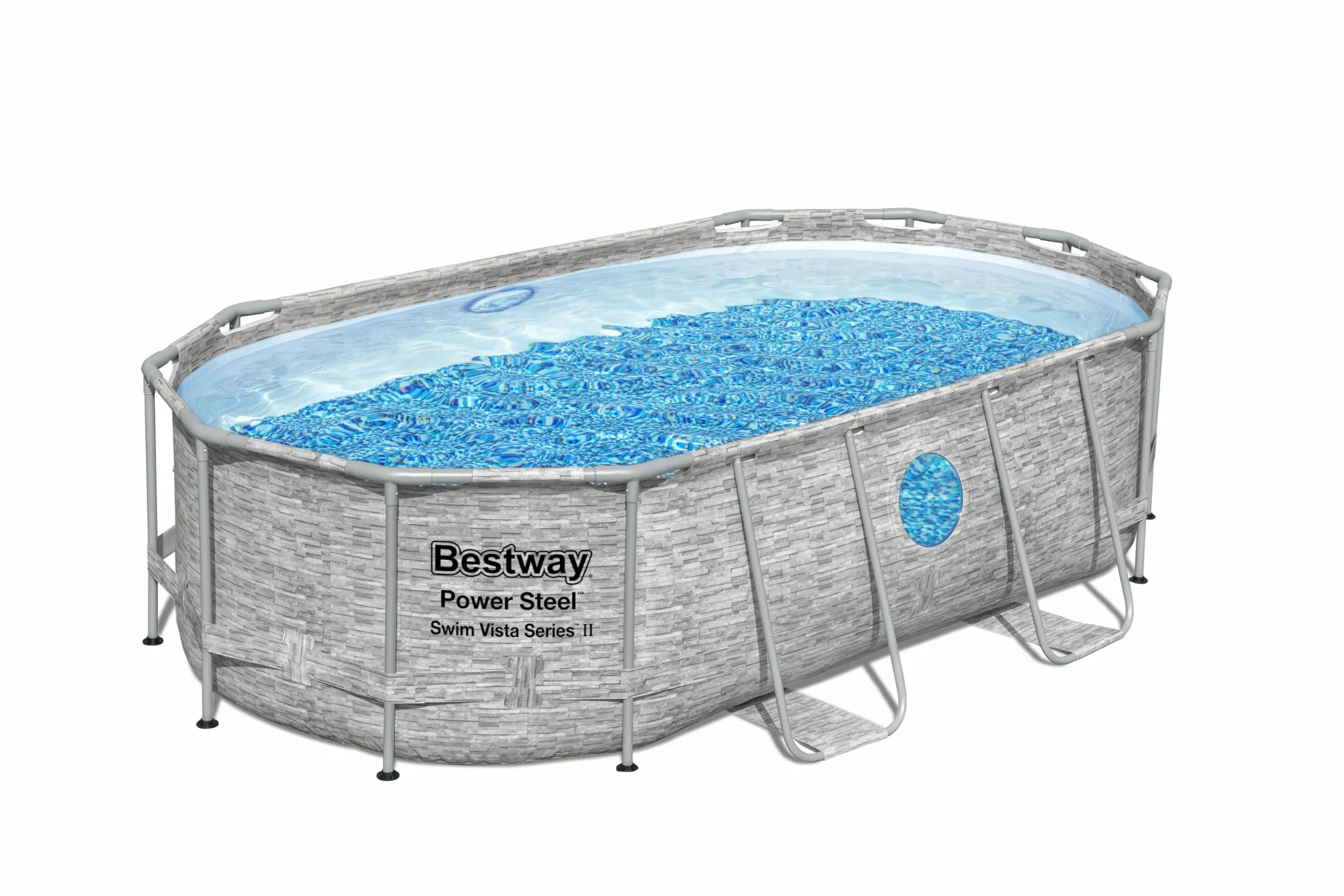 BESTWAY Power Steel SwimVista Oval Frame Pool 427 x 250 x 100 cm