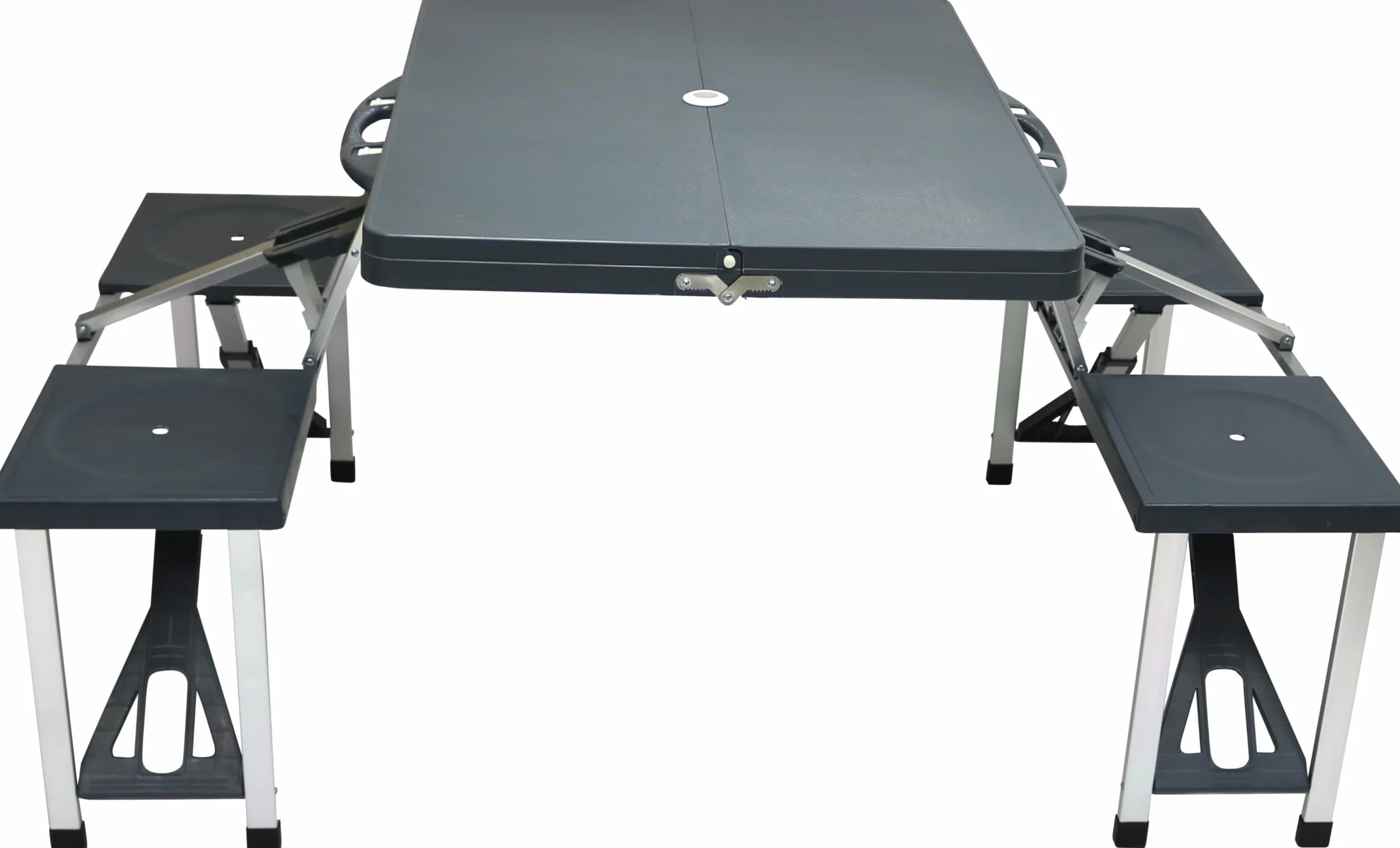 Cao Table Pique-Nique Camping 85 x 65 x 67 cm Bleu