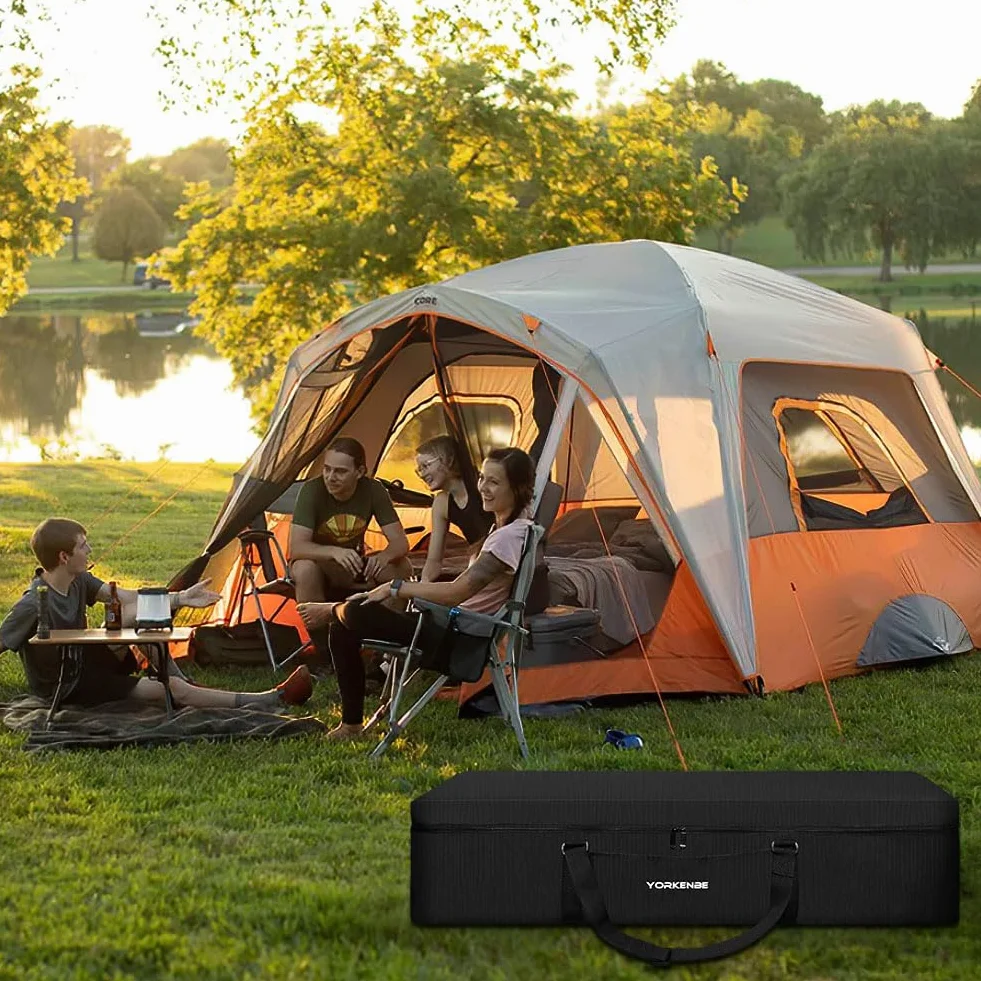 Sac de rechange extra large avec fermeture éclair, sac de transport pliable étanche, avec grande ouverture pour la plupart des lits et chaises, pour le camping, les voyages et la plage (106,7