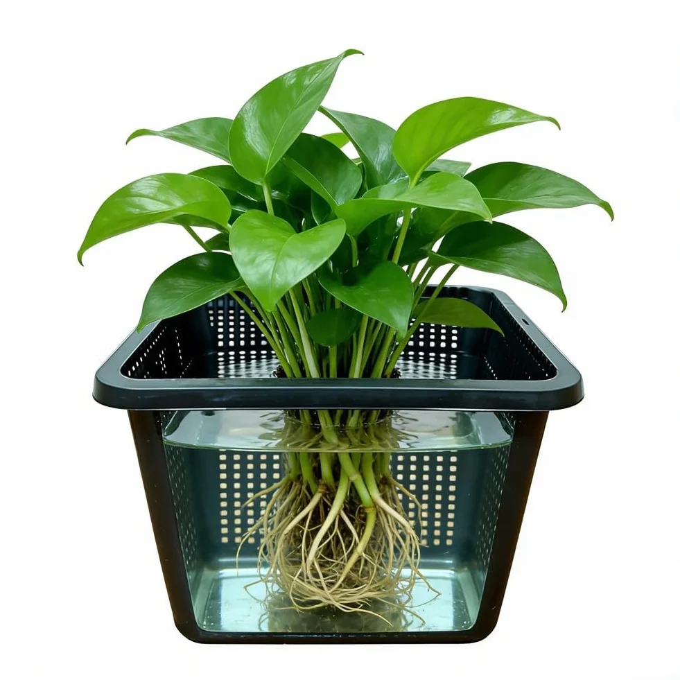 Lot de 4 paniers de plantes hydroponiques en maille pour DWC et culture drainage