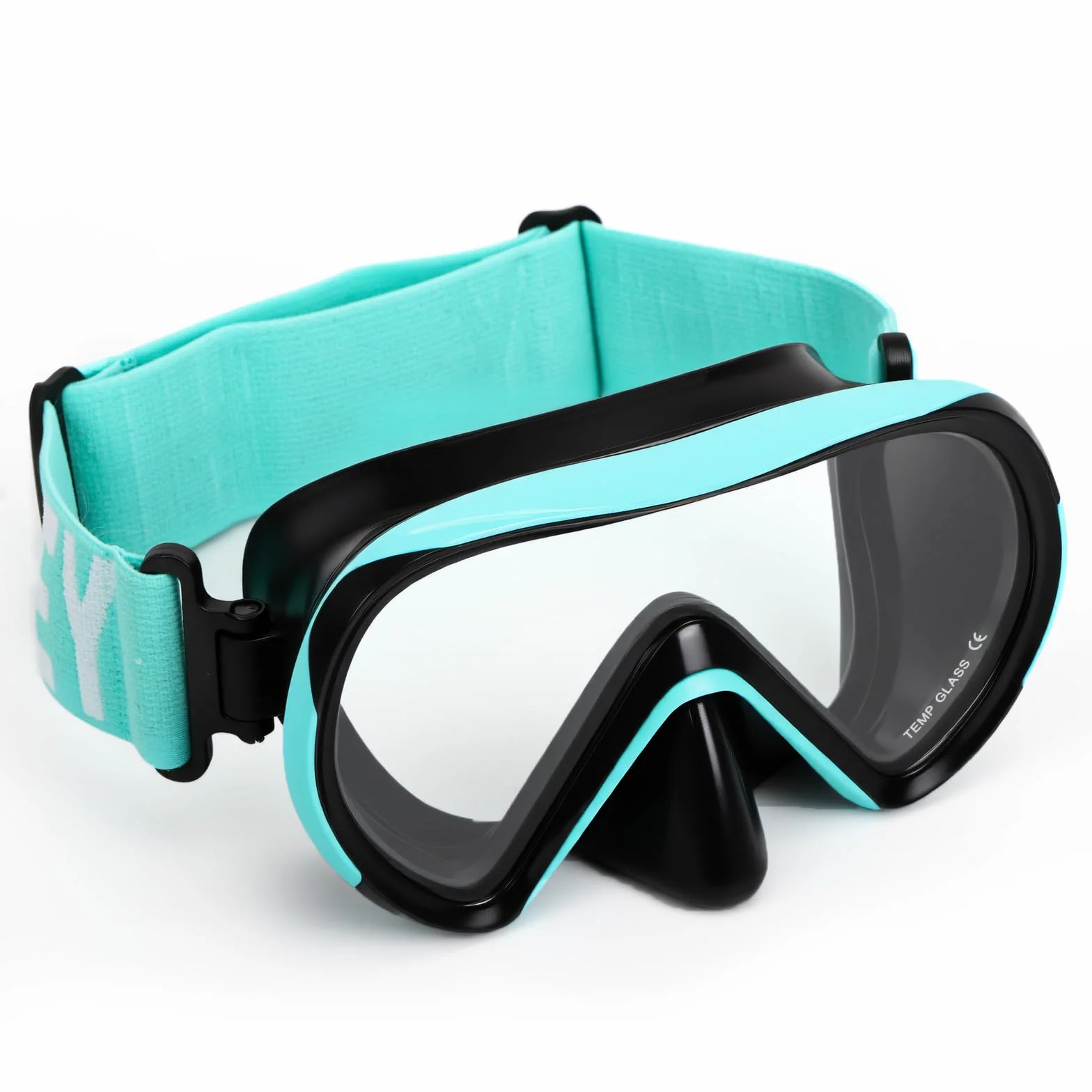 Masque de Plongée Enfant 4-16 Ans 180° Vision Panoramique HD Verre Trempé Anti-Buée Anti-Fuite