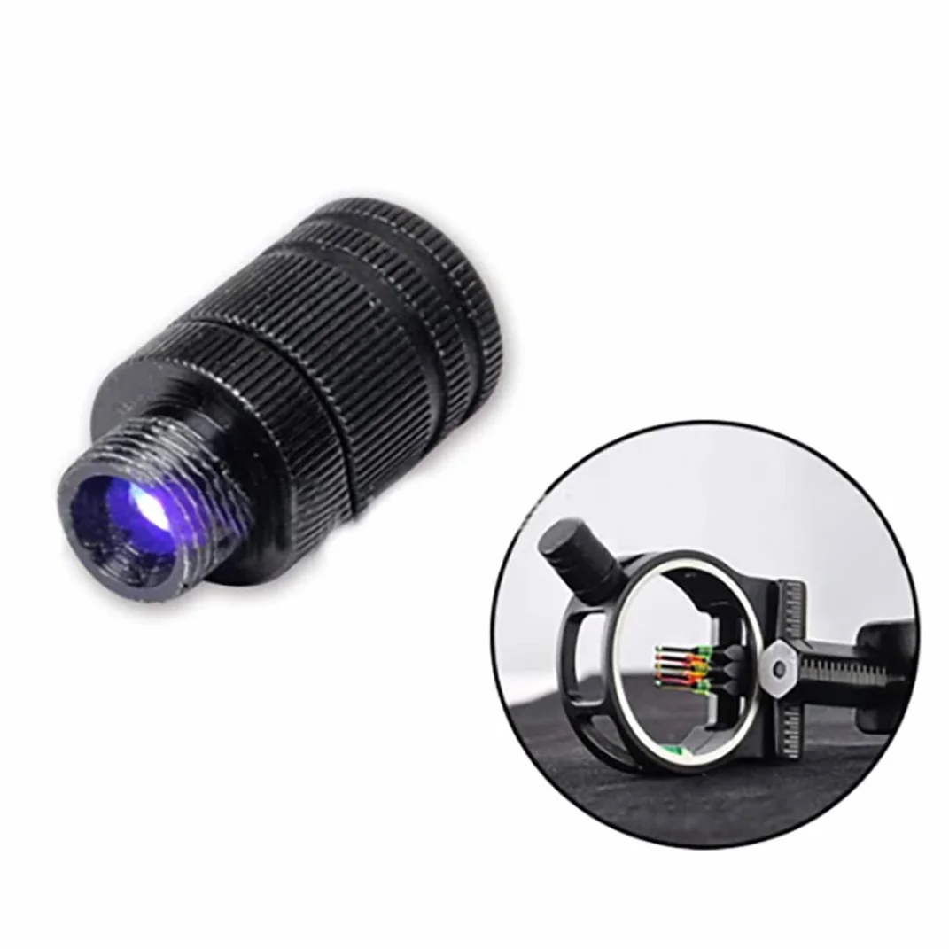 Arc à poulies Fibre Optique LED Vue lumière 3/8-32 Fil Large Ajustement Arc Vue