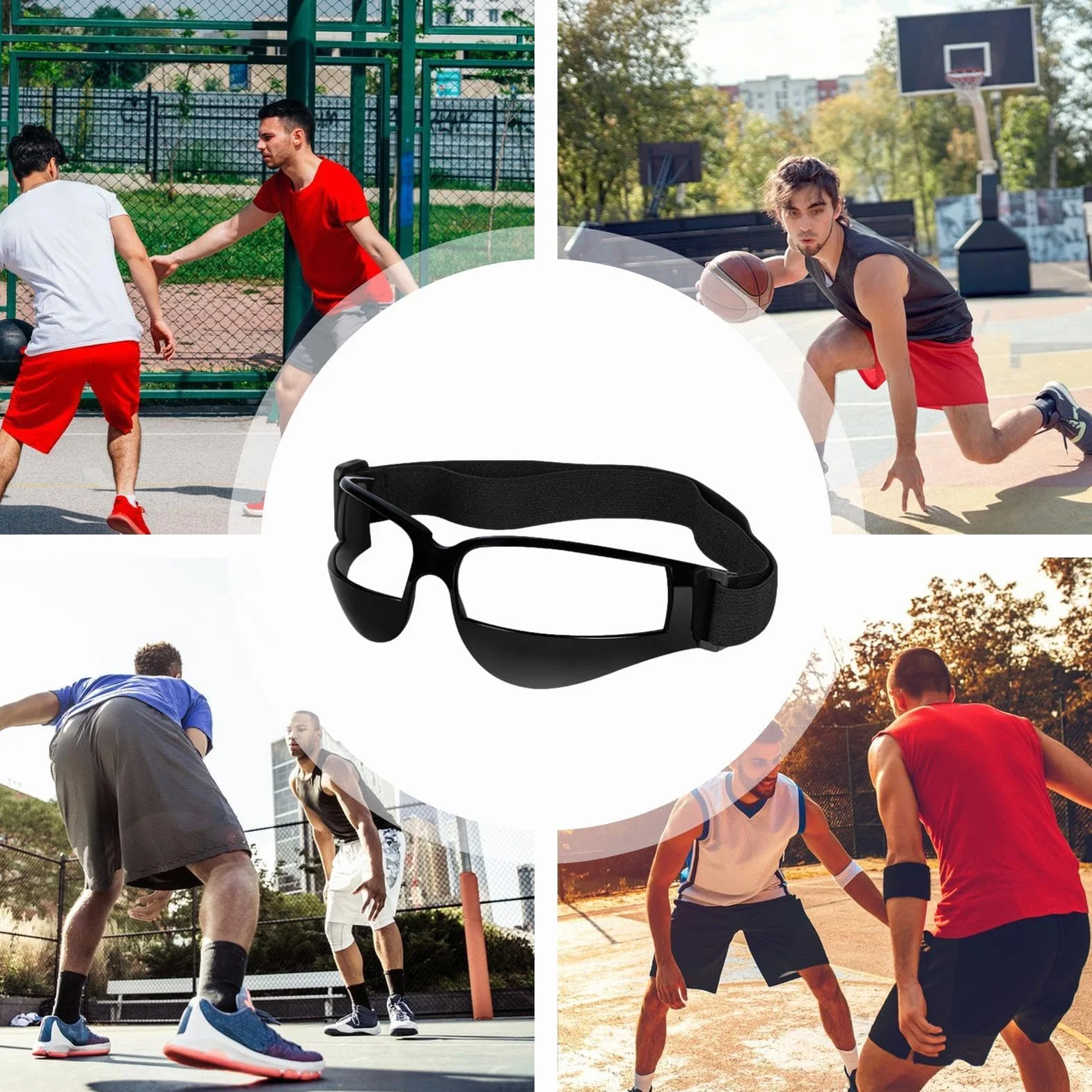 Adorables lunettes de basket-ball d'entraînement avec spécifications de dribble - Essentiels de protection portables