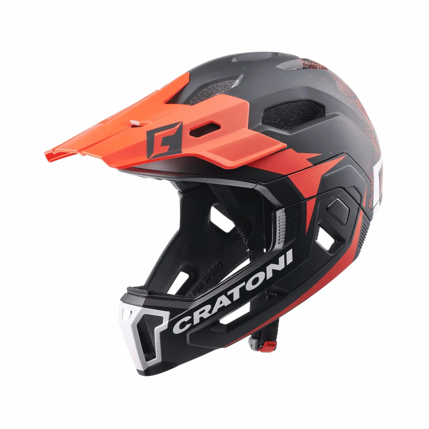 Cratoni C-Maniac 2.0 MX Casque de VTT Noir/Rouge 2022