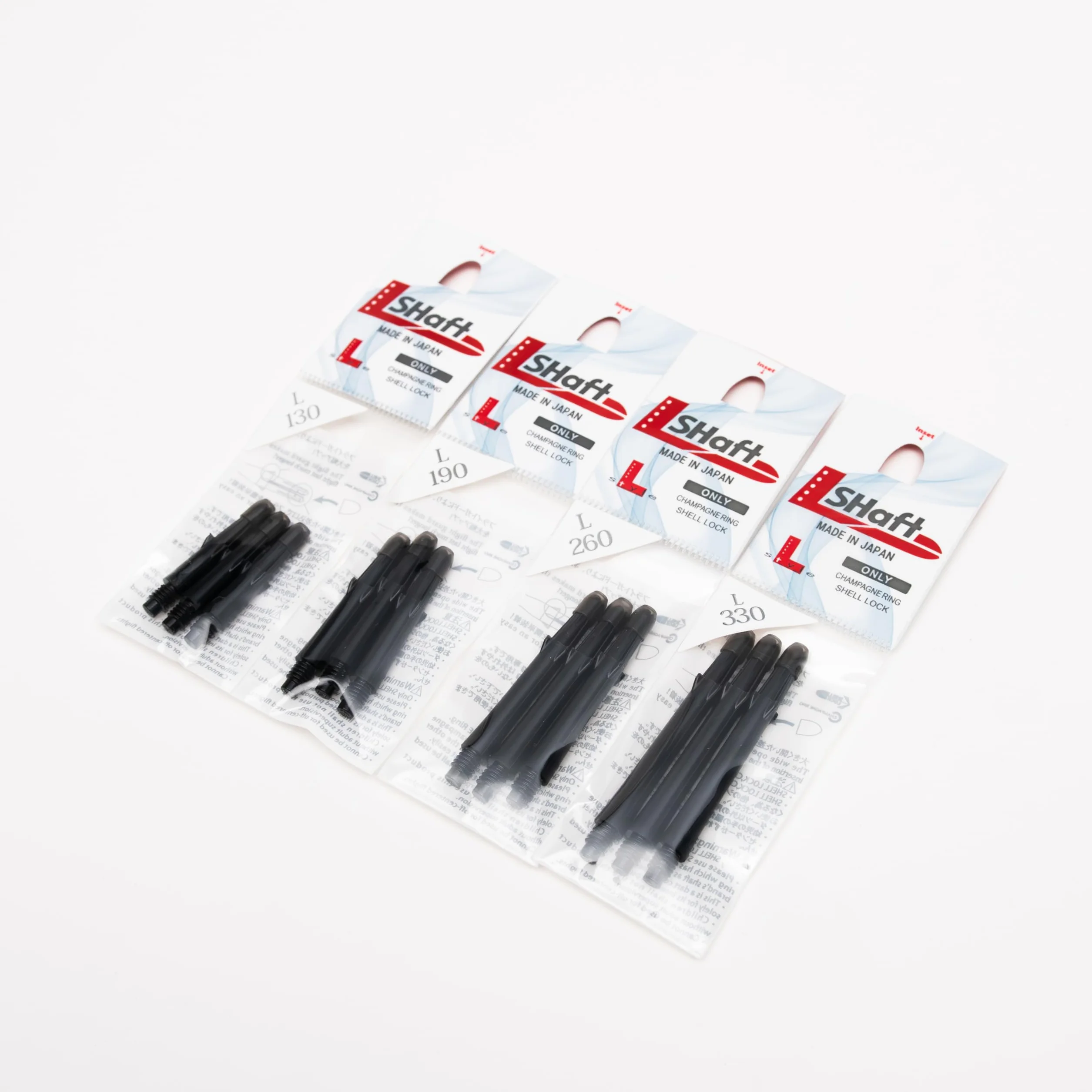 L-Style L-Shaft Lock Straight Black 260 Noir