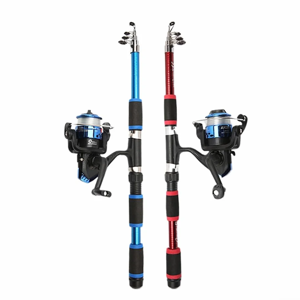 Kit canne à pêche pratique 1 82 m pour installation rapide avec accessoires essentiels pour réussir