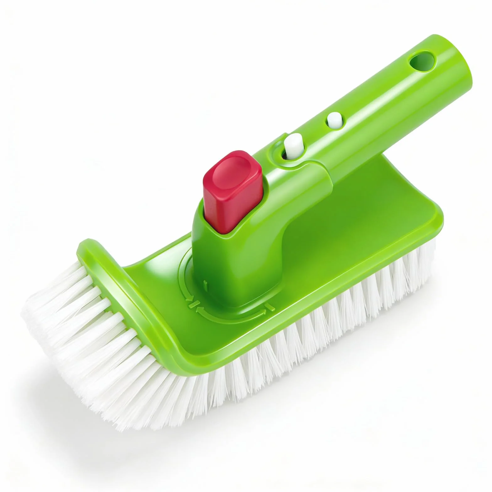 Brosse Piscine 19 cm Poignée Pliable 180° 9 Rangées Poils Nylon Clip EZ Manche Télescopique 3,2 cm