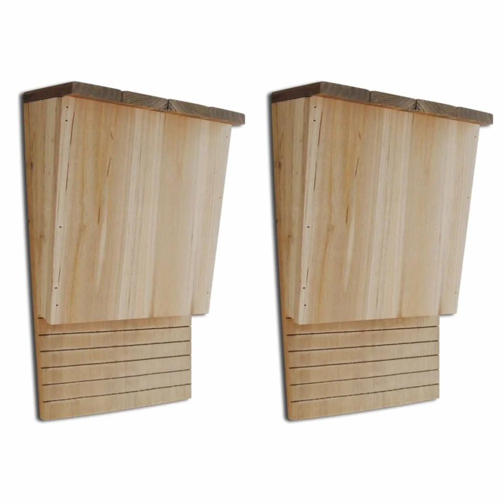 vidaXL Maison pour Chauve-Souris Cage Enclos Animaux Jardin Extérieur