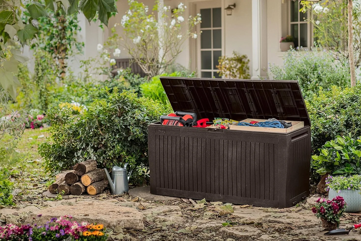 Keter Coffre Comfy Marron 116,7 x 44,7 x 57 cm