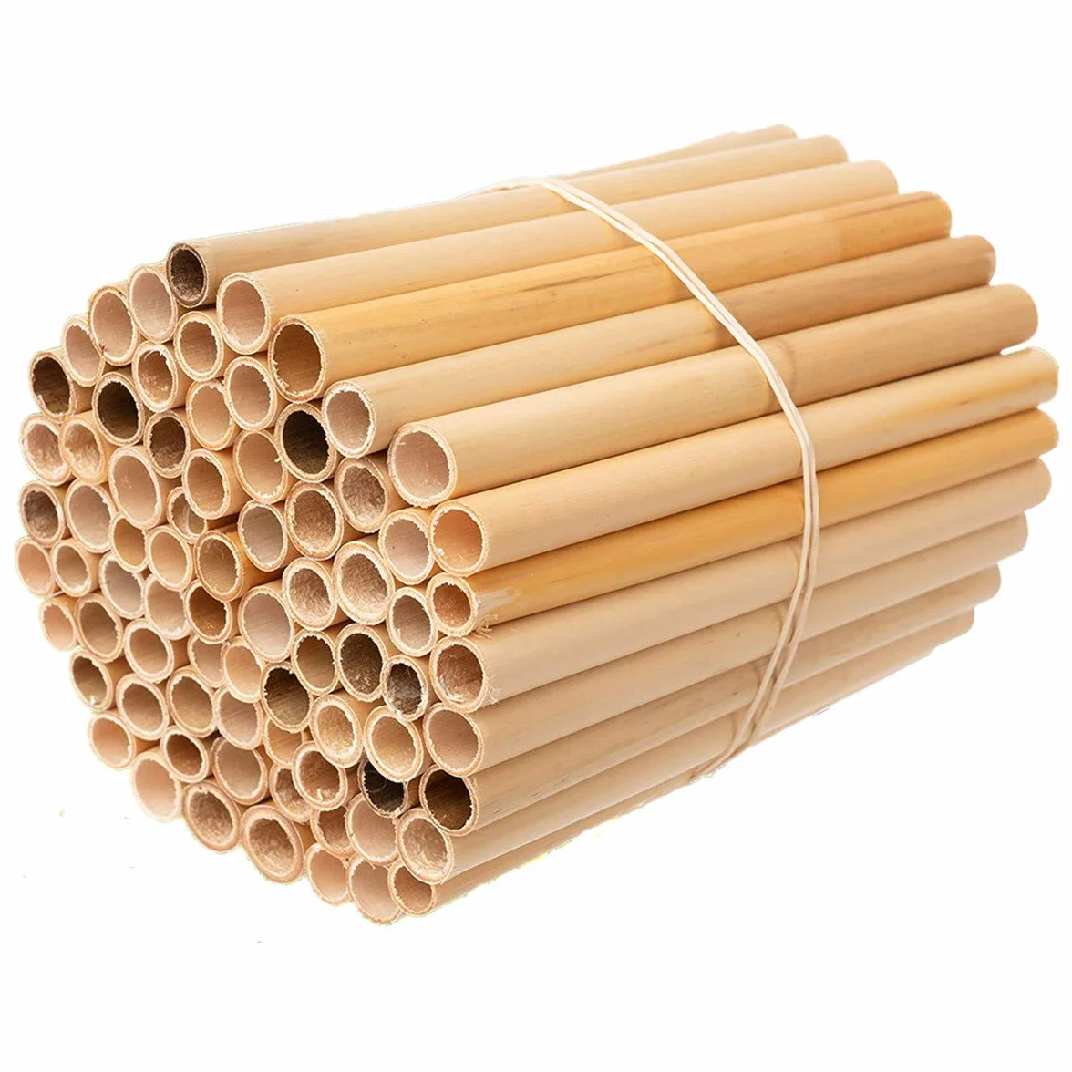 Lot de 100 tubes de roseau 15 cm pour hôtel à insectes imperméable