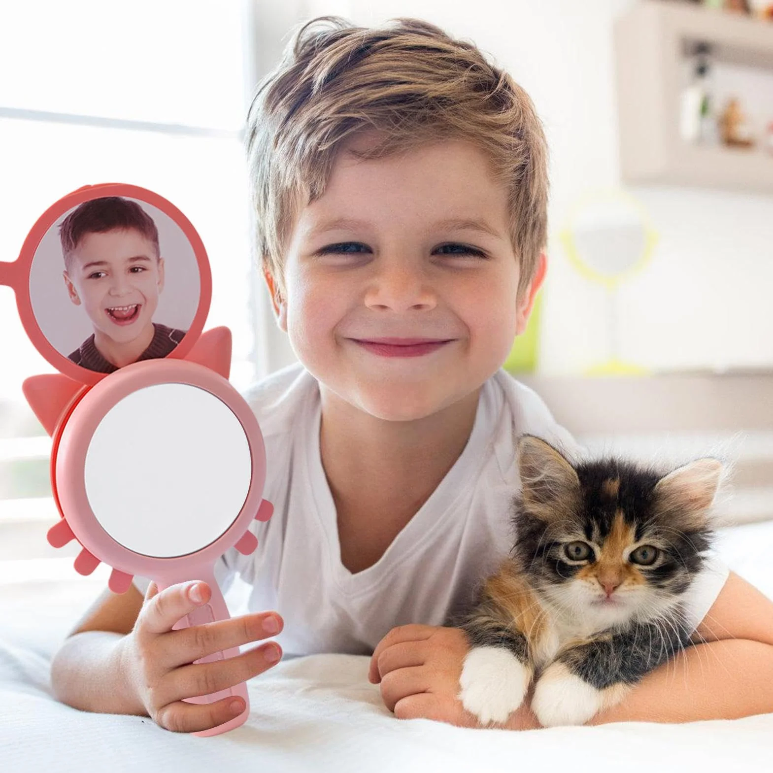 Miroir d'émotion pour enfants incassable See My Feelings | Miroir d'activités d'apprentissage social-émotionnel