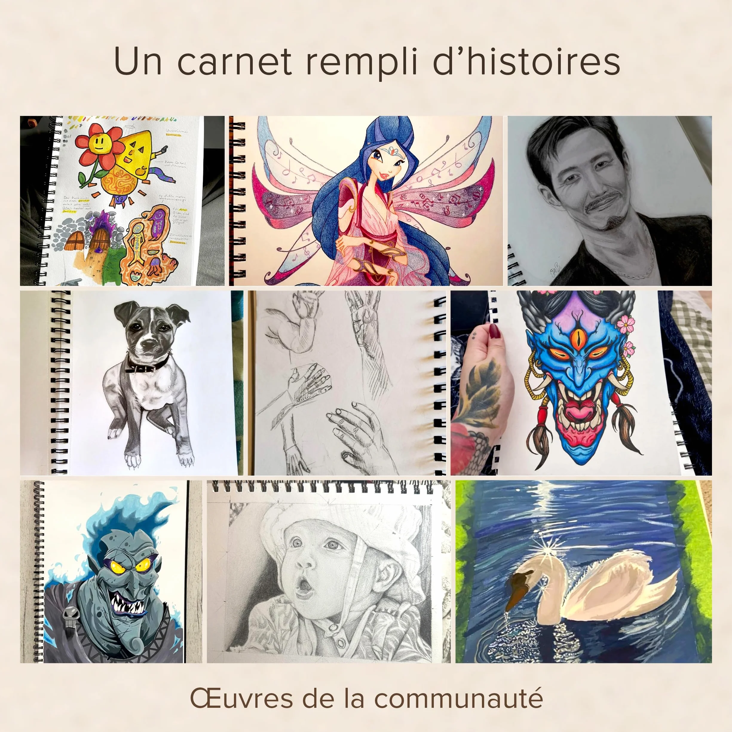 Carnet à Dessin Relié A4 200 GSM 21 x 29 cm 40 feuilles 80 Pages