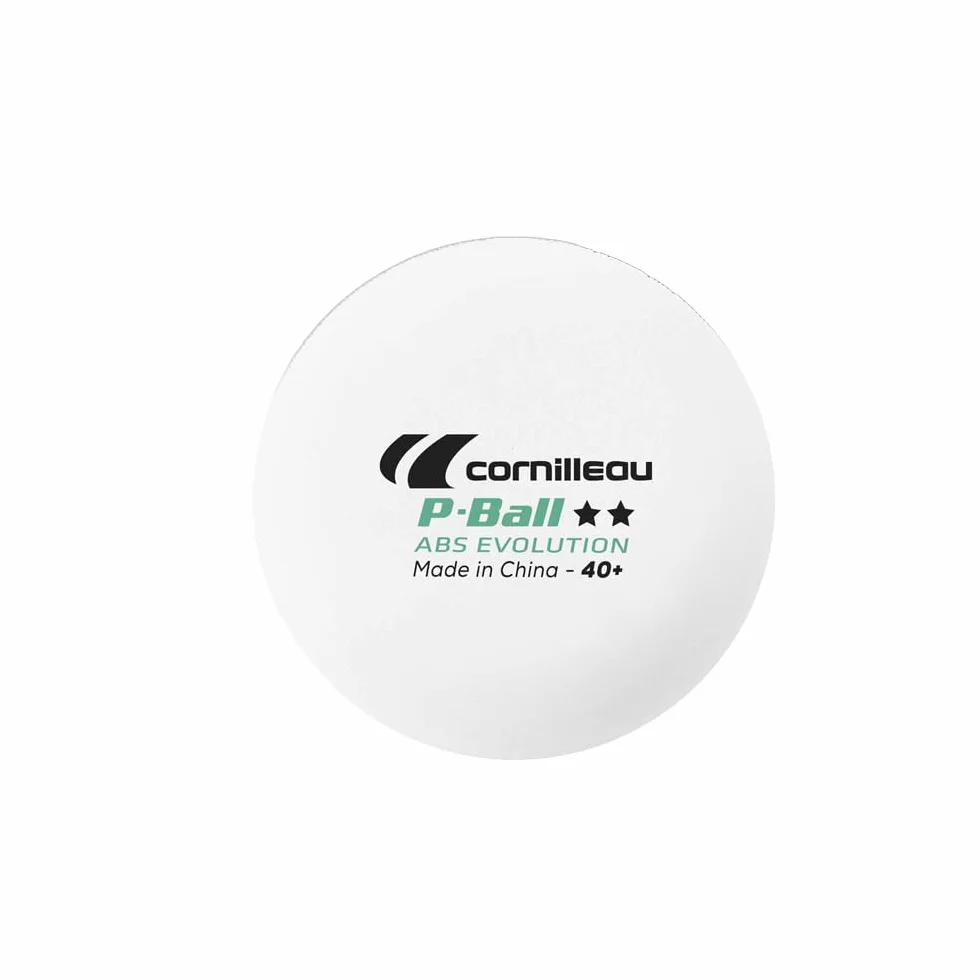 Cornilleau - P-Ball ABS Evolution 2 X6 330050 Blanc Taille Unique