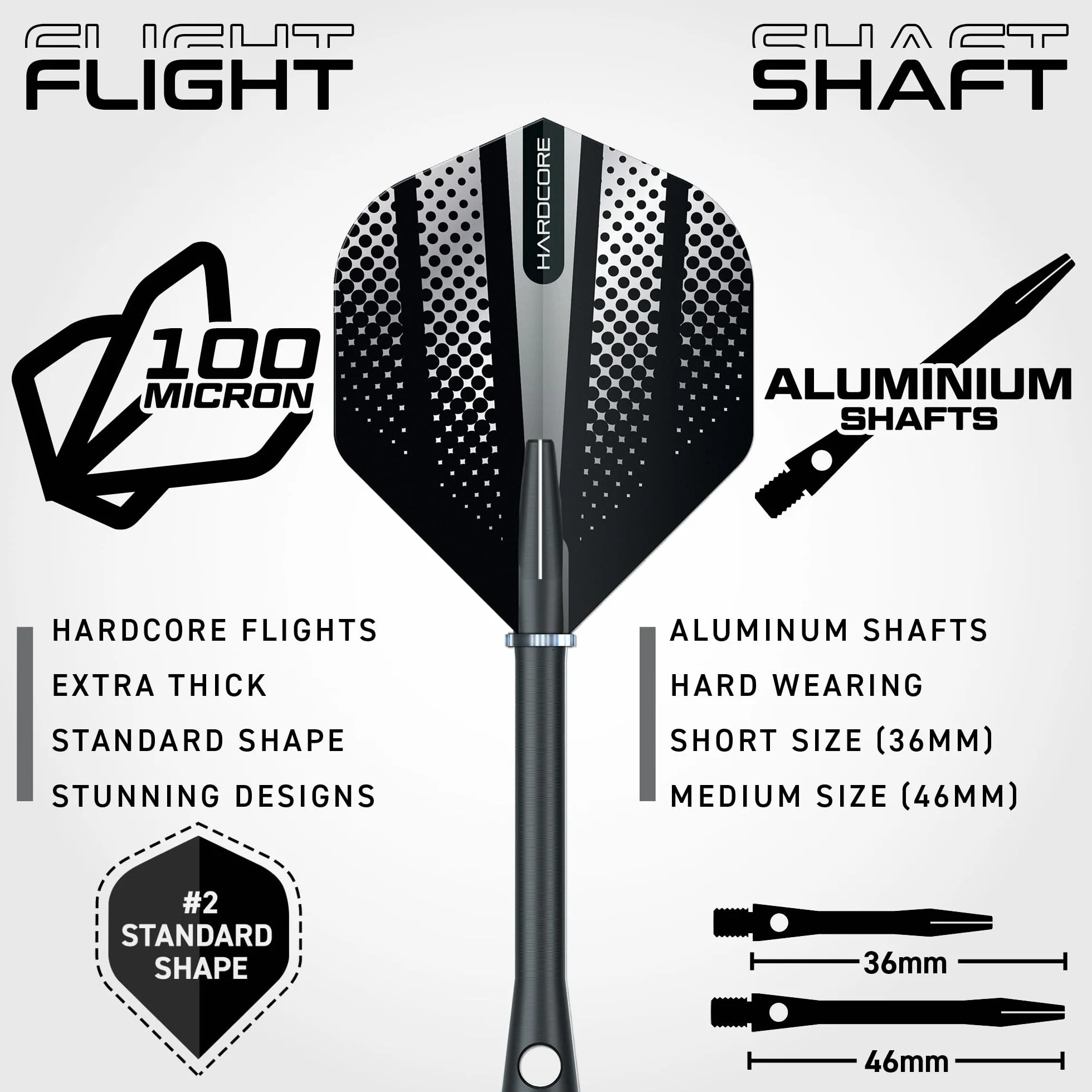 RED DRAGON Fléchettes Accessoires Aluminium Professionnels Pack Ailettes Tiges Cire Prise en Main Protecteurs