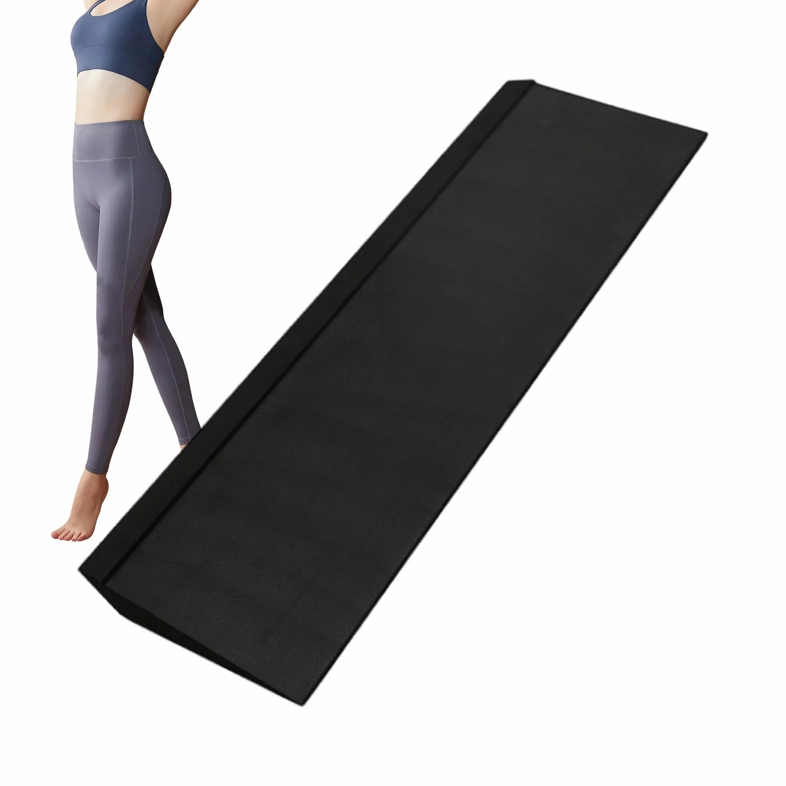 Compensée pour squats – Grande planche professionnelle inclinée antidérapante – Talon surélevé pour homme et femme, adulte, gym, entraînement, fitness, haltérophilie, étirement, équilibre
