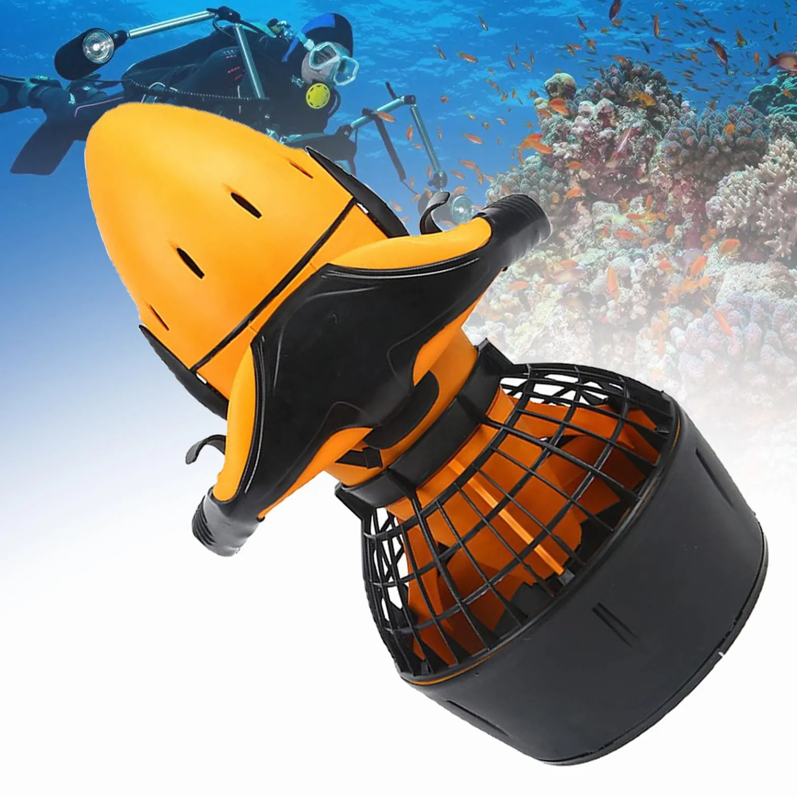 Scooter sous-Marin 500WHélicoptère sous-Marin à Double Vitesse pour la plongée sous-Marine, l'apnée et la Piscine,Booster sous-Marin