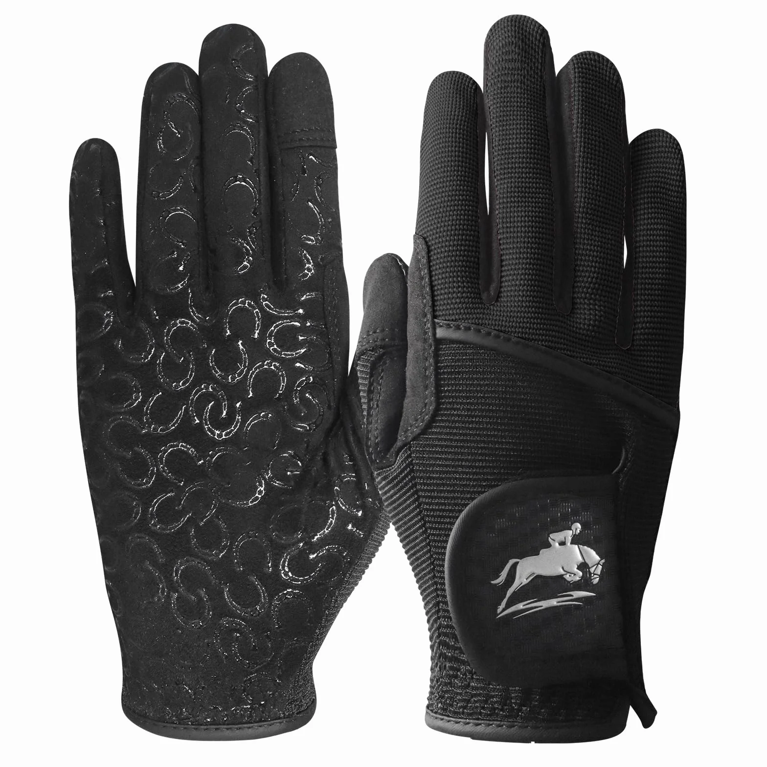 FINGER TEN Gants d'équitation pour Femmes – qualité supérieure pour Femmes – Gants d'équitation en Maille Respirants, légers et Confortables – Lot de Couleurs d'été