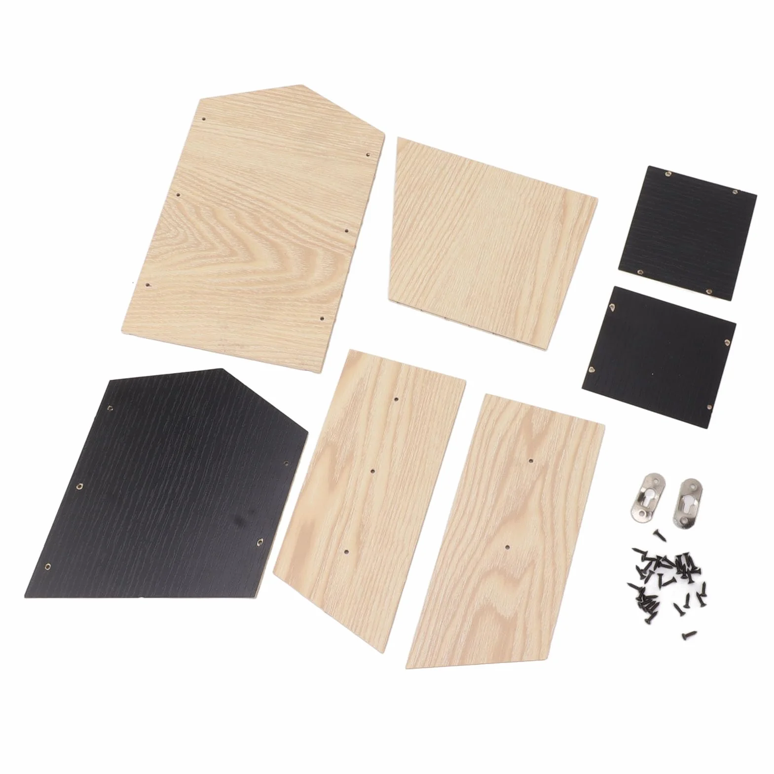 Asixxsix Abri pour Chauves-Souris en Bois Double Chambre résistant aux intempéries 5.7x8.9x3.5in