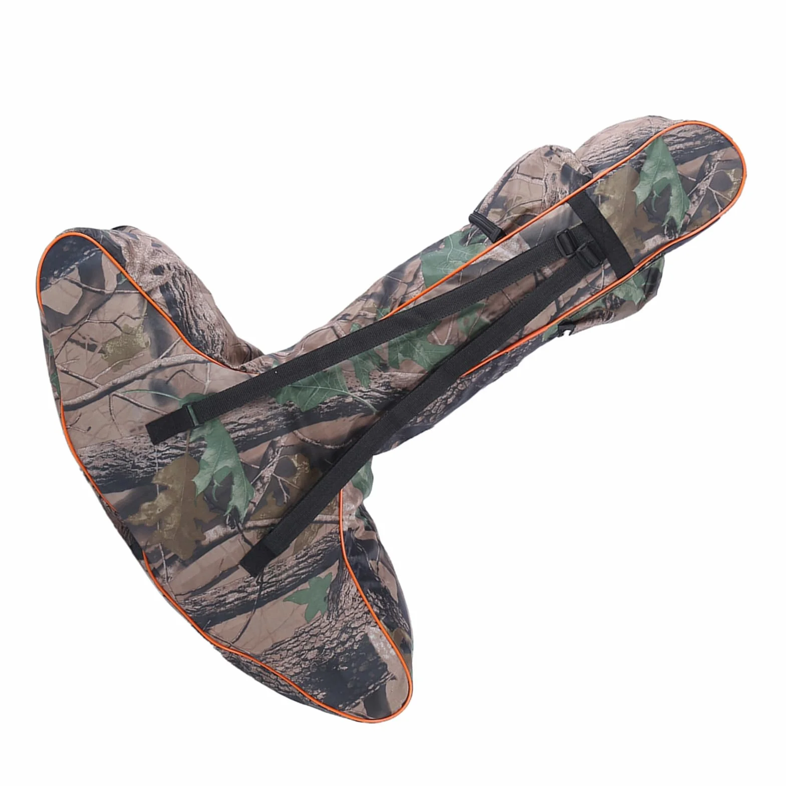 Sac de Rangement pour Arbalète, Sac à Arc en Forme de T avec Bretelles Réglables et Poches à Double Fermeture éclair, pour étui de Chasse au Tir à l'arc et Compétition en Plein Air