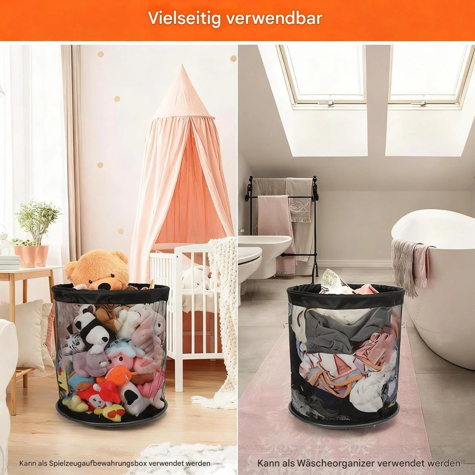 Rangement pour balles d'extérieur – Nylon 60 x 60 x 62 cm | Boîte de rangement portable en maille de grande capacité pour garage | Rangement d'équipements de sport pour jardin, terrasse, terrain