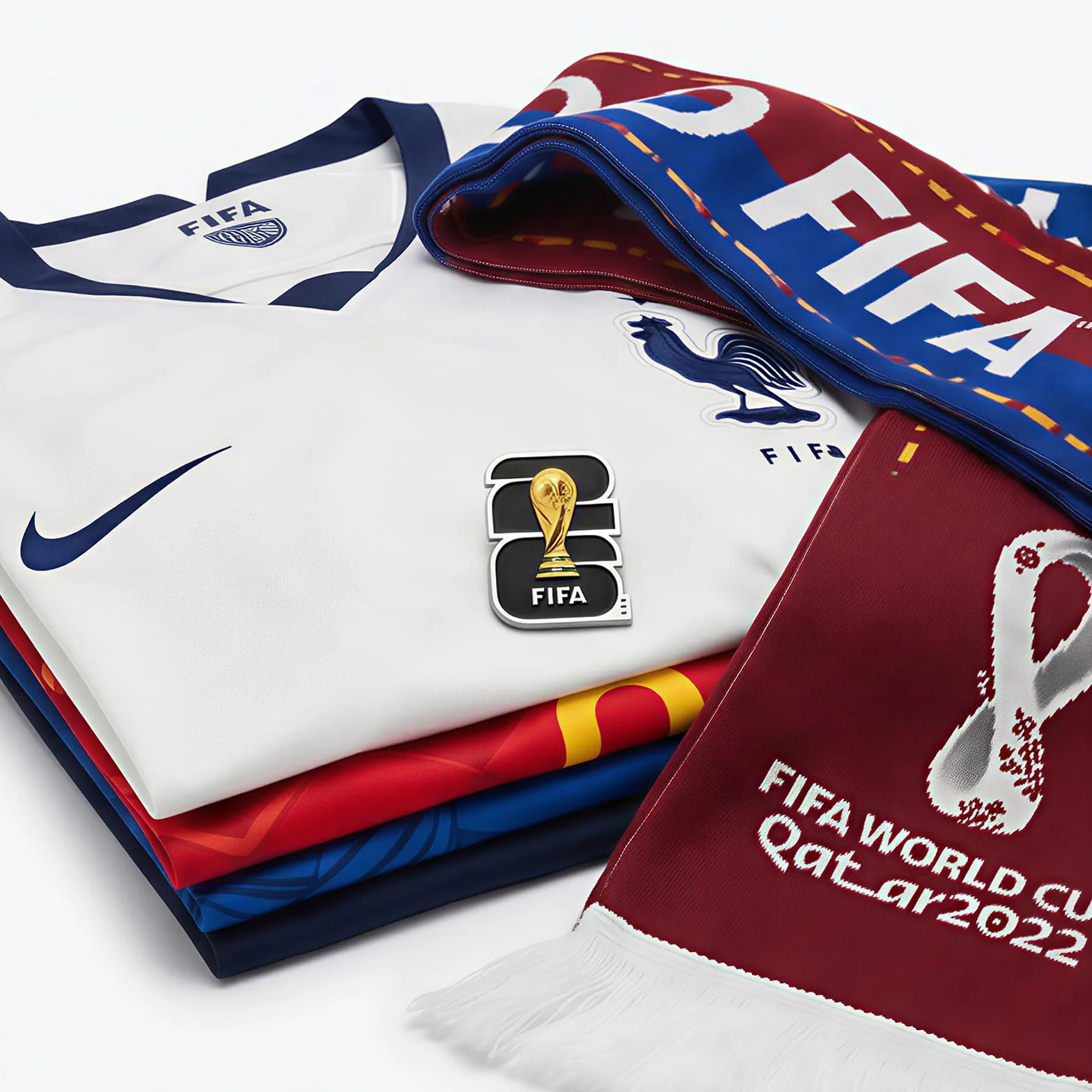 FIFA World Cup 2026 Official Gift, Pin’s Officiel FIFA Coupe du Monde 2026 – Souvenir & Article Fan avec Motif Trophée – Alliage d‘Aluminium, Idéal pour la Coupe du Monde 2026