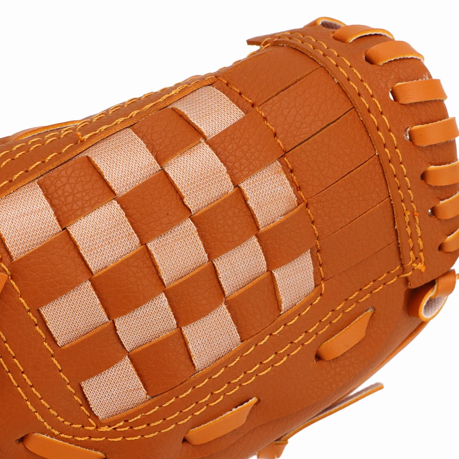 Gants De Baseball De Sport, Gant De Baseball pour Enfants, Gant De Baseball pour Adultes, Gants De Softball, Gants De Baseball en PVC Marron pour Enfant, Adulte, Entraînement en Plein Air.