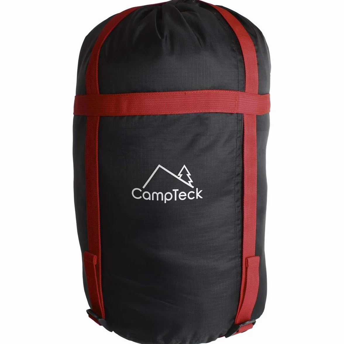 CampTeck U6954 - Sac de Compression Léger Housse de Compression Résistant à L'eau Stuff Sack pour Sac de Couchage, Rangement des Vêtements, Voyage, Camping etc - Noir