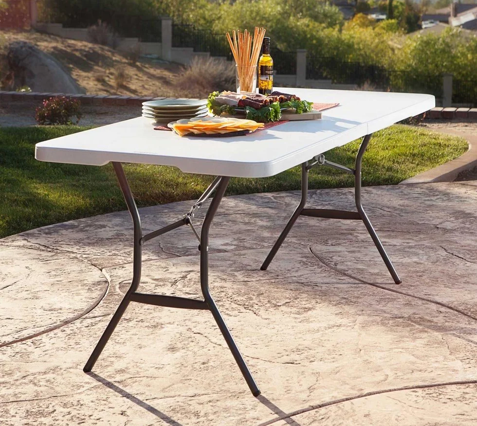 Lifetime Table Pliante Blanc Granite 182,9 x 76,2 x 73,6 cm