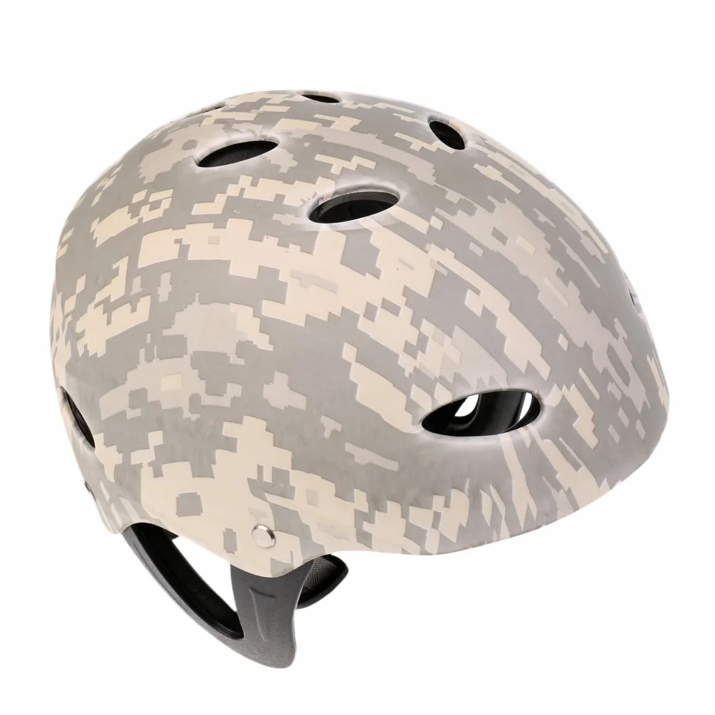 MagiDeal Casque de Sécurité pour Sports Nautiques Réglable Capuchon Tête Canoë Kayak