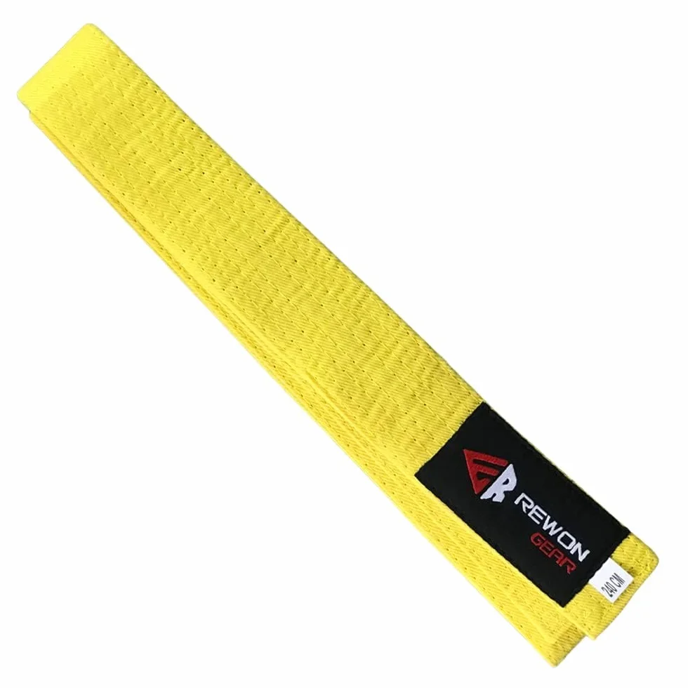 Ceinture de Taekwondo Professionnelle Double Wrap - Ceinture Sport Coton Résistant pour Judo, Karaté, Arts Martiaux
