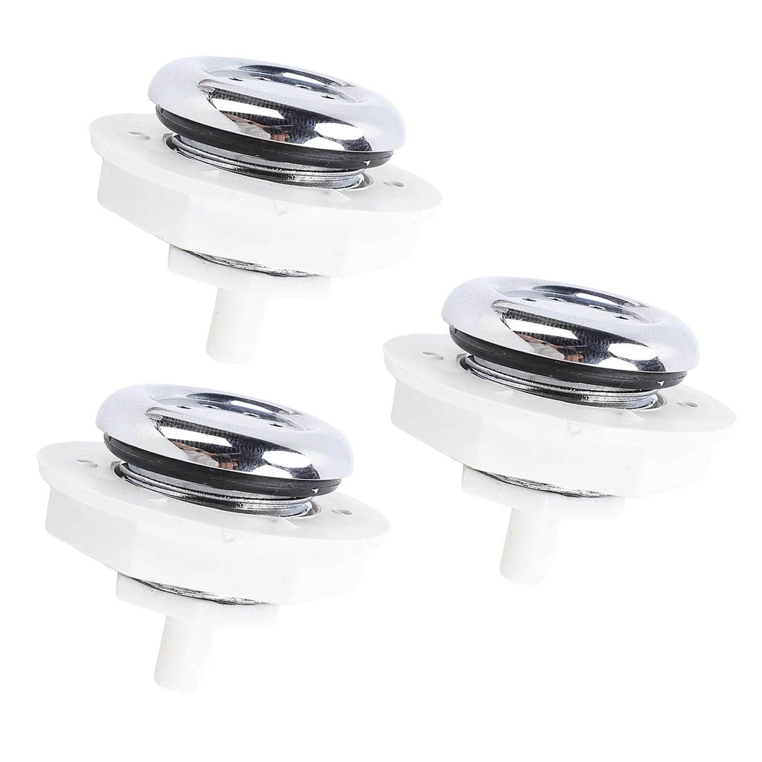 Lot de 3 buses à 7 trous en PVC pour spa baignoire piscine