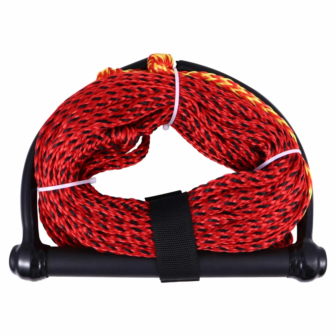 BESPORTBLE Wakeboard Corde de Ski Nautique réglable avec poignée Flottante pour Bateau à 4 Sections 16 brins 725,7 kg pour Ski Nautique, Skis, Bateau