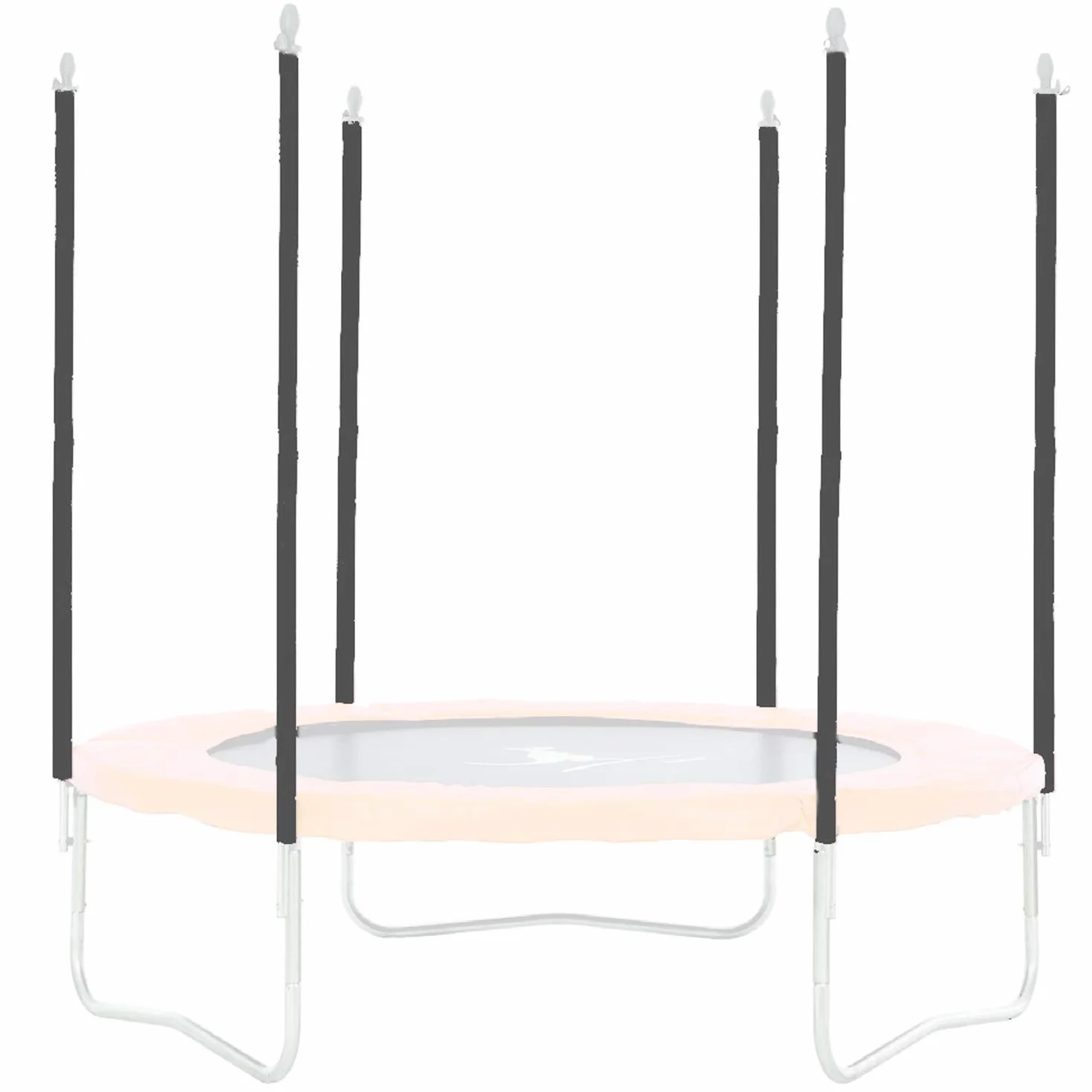 Kangui Lot de 16 mousses pour Trampoline poteaux Filet Ø25mm