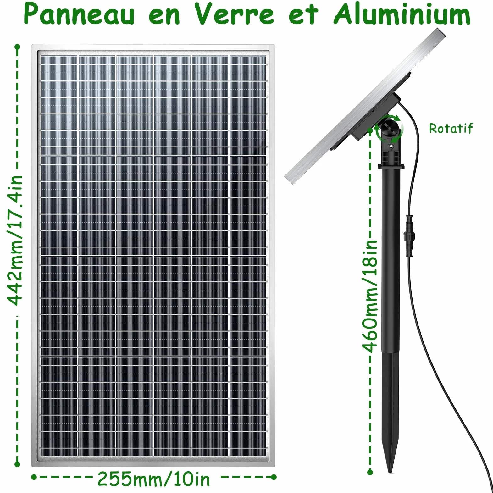 Fontaine Solaire 20W Exterieure Jardin Pompe Abreuvoir Oiseaux Bassin
