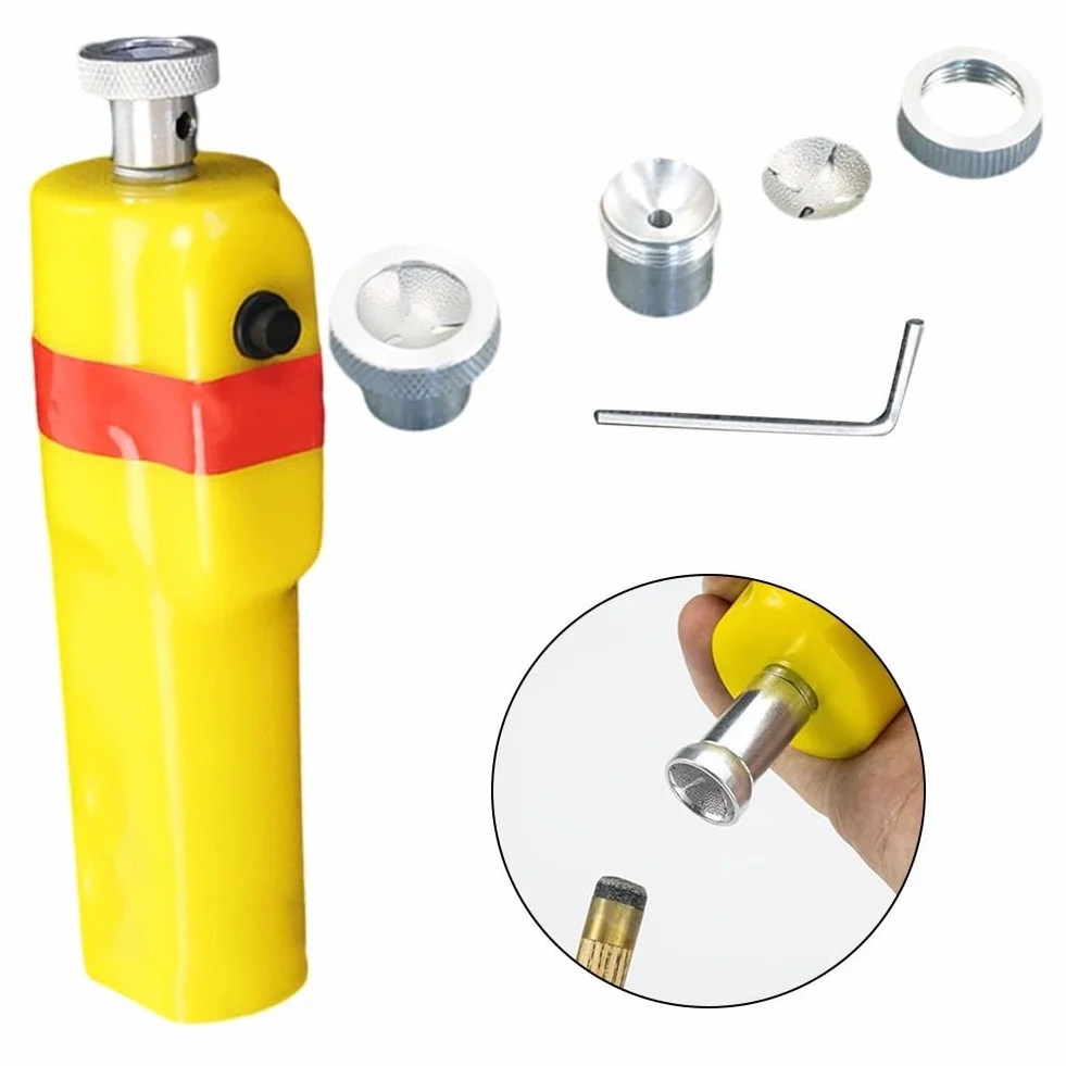 Outil de réparation électrique pour queue de billard 9-14 mm disques abrasifs interchangeables jaune 279 g
