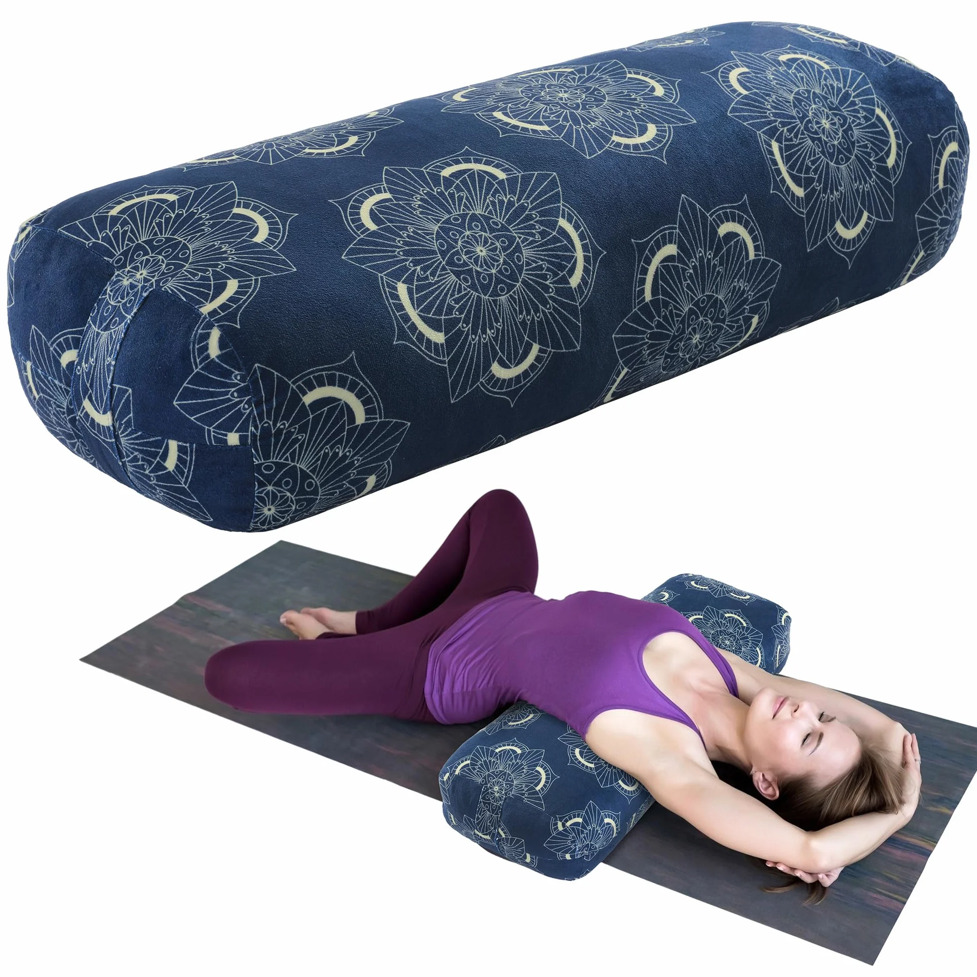 Coussin De Yoga, Coussin De Yoga Rectangulaire Pour La MéDitation RéParatrice, Coussin De MéDitation Avec PoignéE De Transport, 70 * 27 * 15 cm