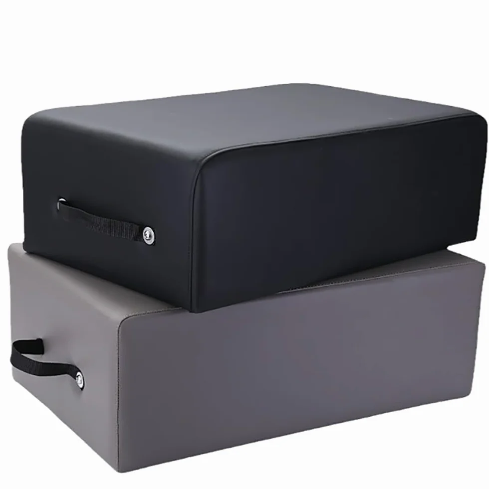 Boîte d'assise Standard pour équipement de Pilates, boîte d'assise Pilates, éponge Haute densité, Cuir épaissi, adaptée aux Exercices à Domicile, à l'équilibre corporel, au Yoga et au Fitness