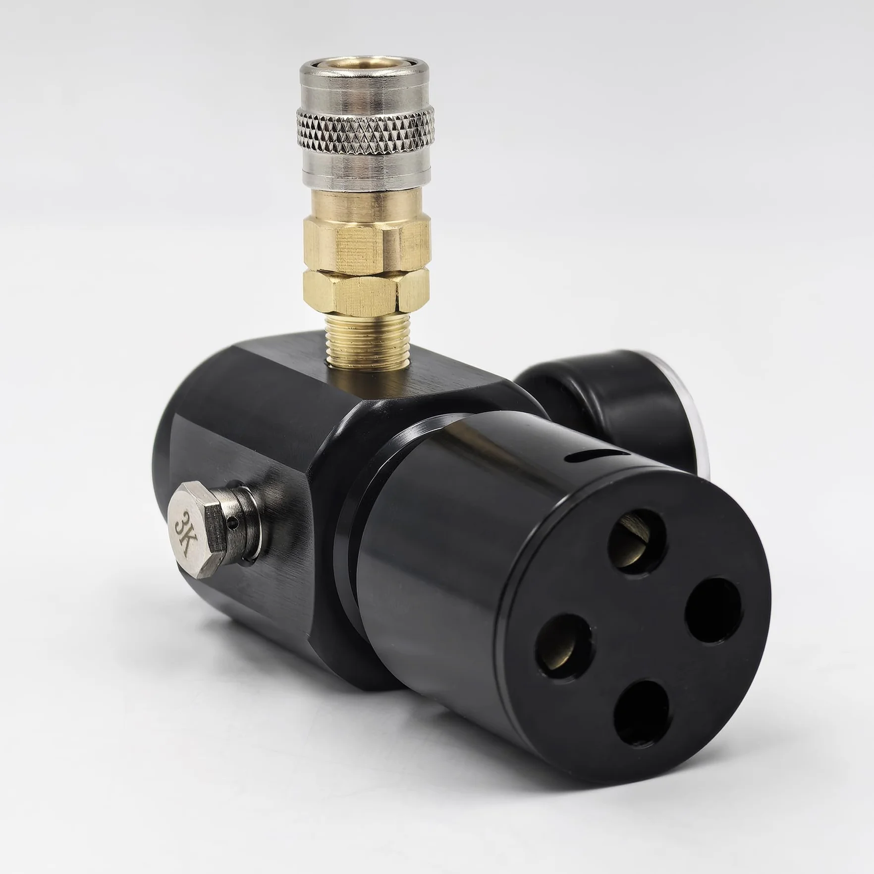 Régulateur de basse pression de CO2 avec sortie réglable 0-150 psi, entrée maximale 2000 psi pour paintball, airsoft, PCP, bouteilles de plongée G1/2