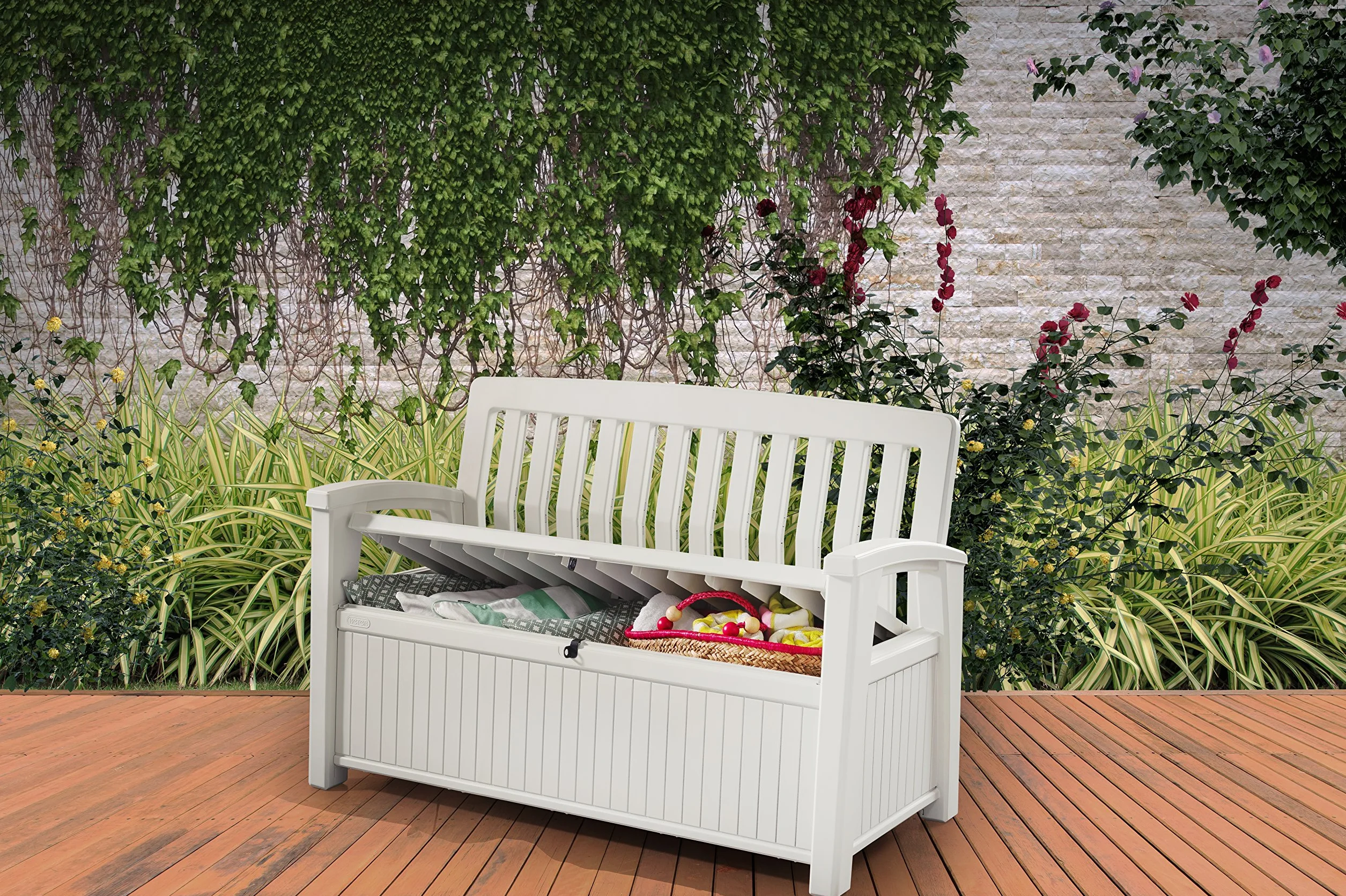 Keter Patio Bench Coffre 227 L Blanc