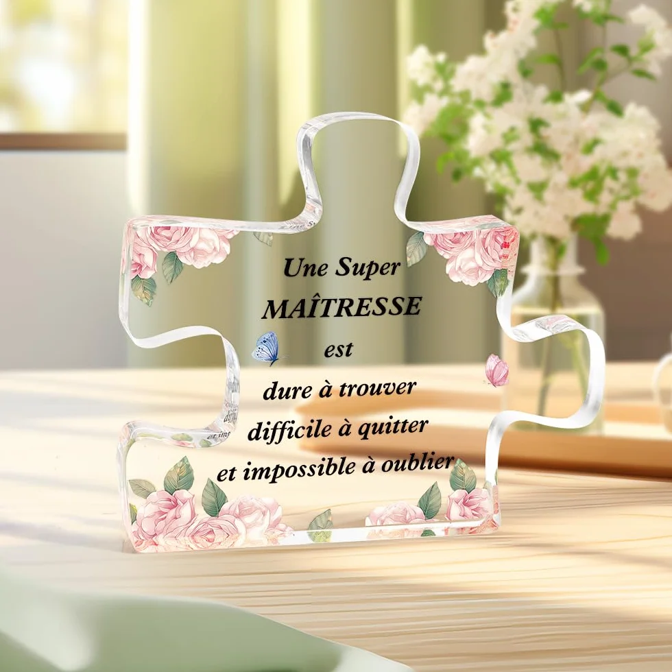 Cadeau Maîtresse Fin d'année Scolaire Merci Professeur Atsem Maternelle