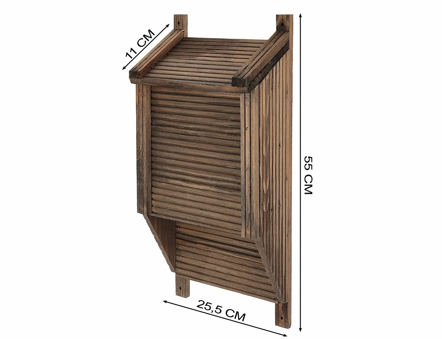 Nichoir pour chauves-souris en bois 55 x 25,5 cm MAZUR