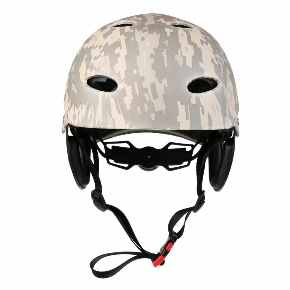 MagiDeal Casque de Sécurité pour Sports Nautiques Réglable Capuchon Tête Canoë Kayak