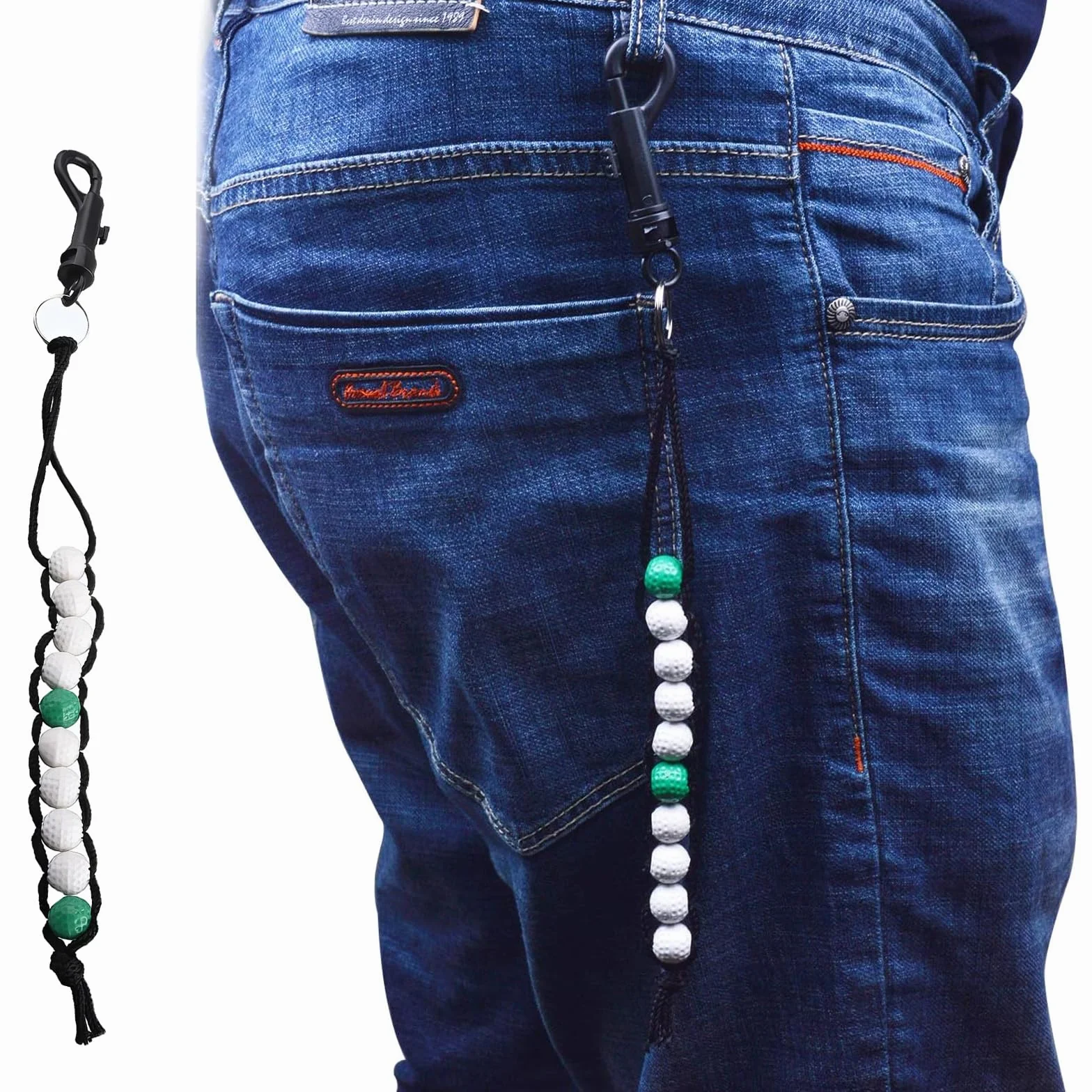 Compteur de Coups de Golf, Scoreur Golf, Compteur Boulier Golf avec Pince, pour Sports de Plein Air