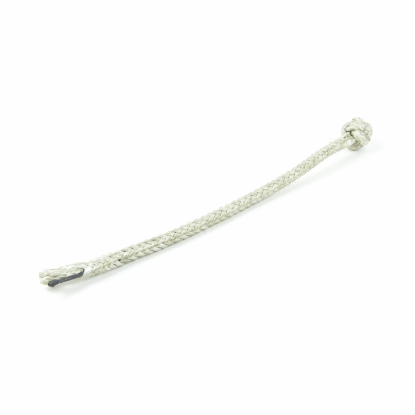 Dyneema® Manille de cordage avec ouvre-boîte - Manille souple 4/6/8/10 mm - Gris/noir - Fabriquée à la main en Allemagne - Spécialement conçue pour une utilisation dans un