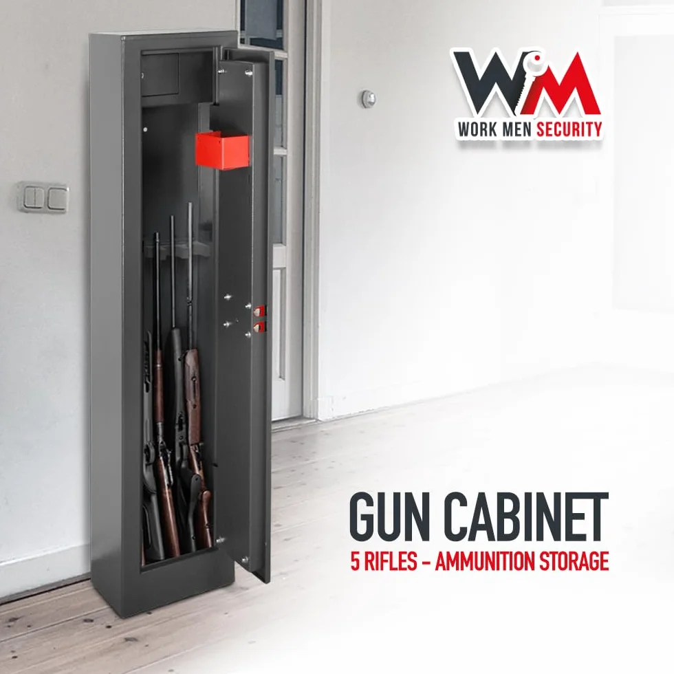 ARMOIRE A FUSIL A CLE 355X235X1420MM