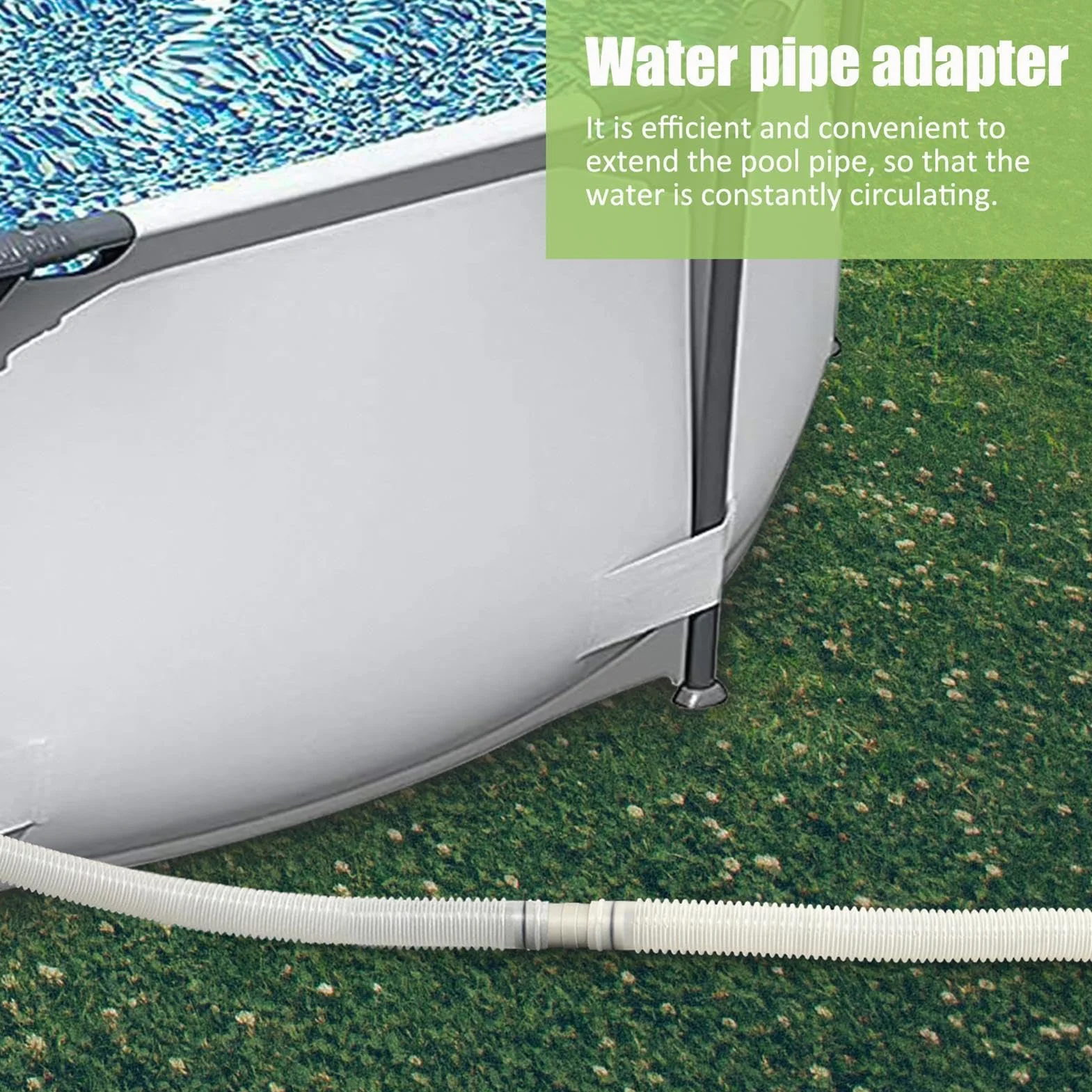 Raccord Tuyau Piscine 32mm Adaptateur Pompe Connecteur