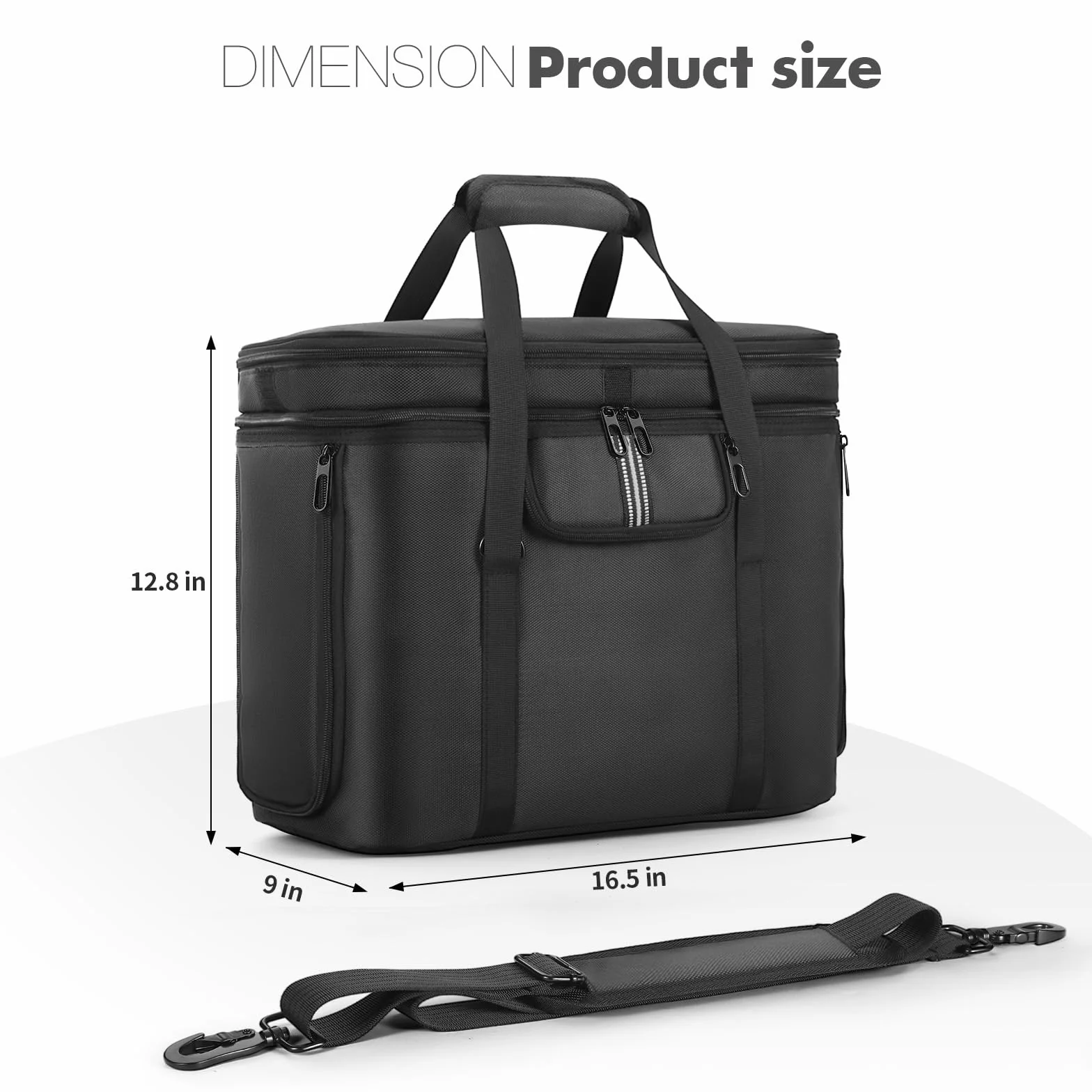 Sac de Transport Compatible ECOFLOW Delta 3 Plus Centrale Électrique Portable, Sac de Rangement pour Delta 2 Générateur Solaire